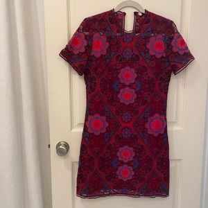 Sandro Embroidered dress